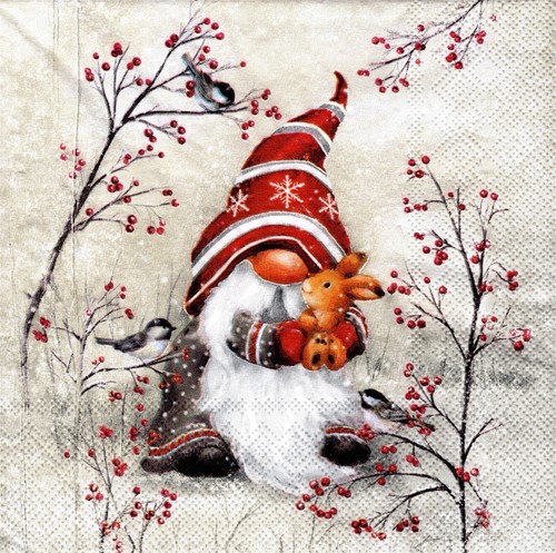 Two paper lunch napkins - paper,